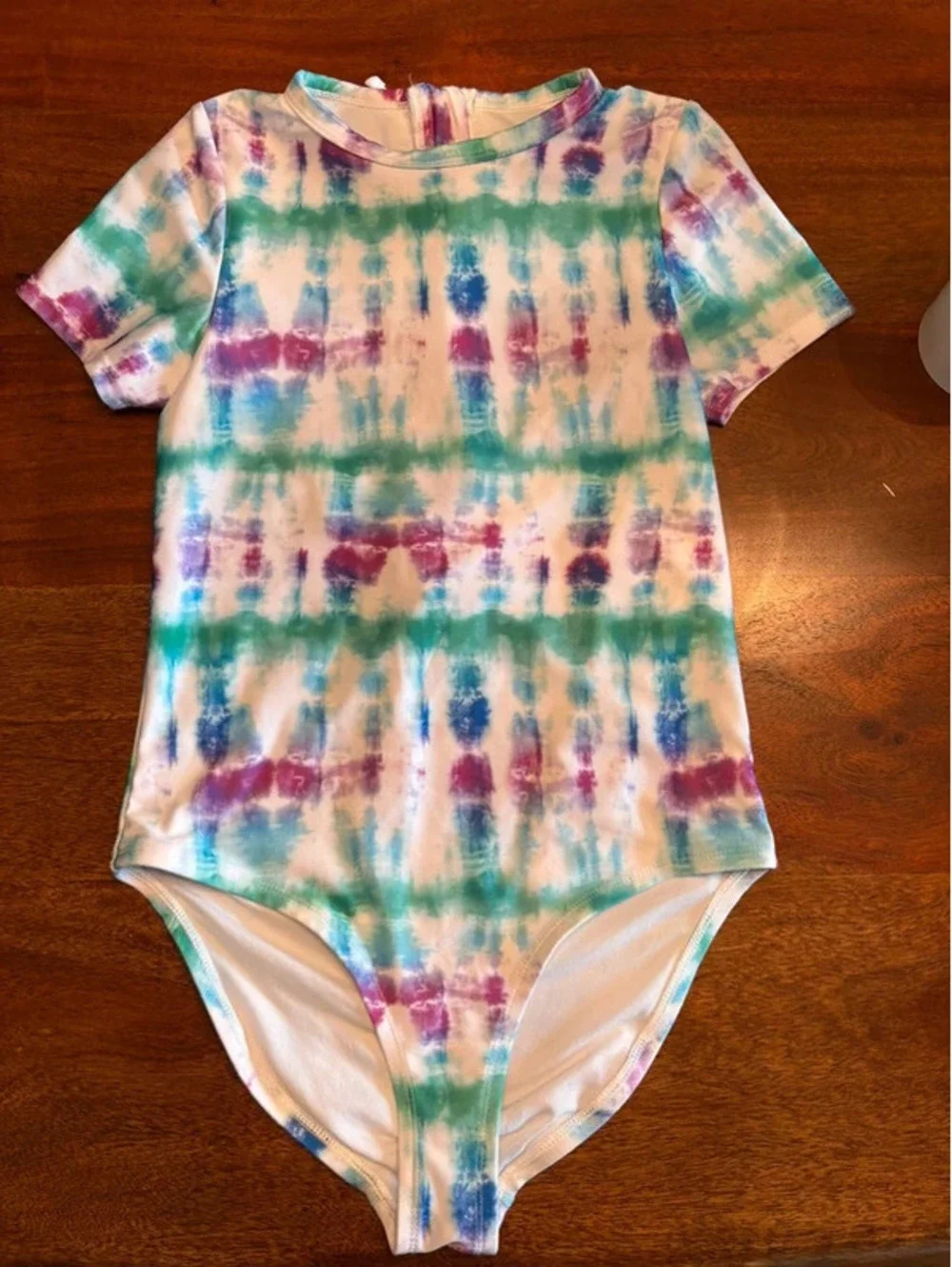 Girl’s One-Piece Bathing Suit. Size 14.